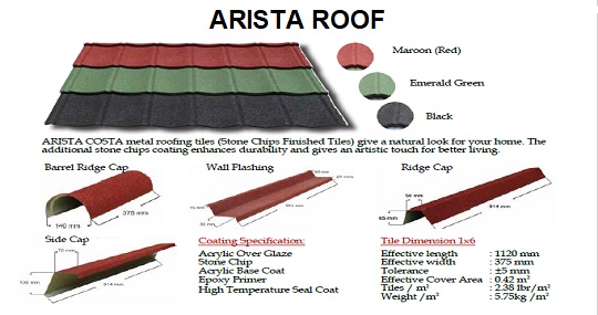 ARISTA ROOF