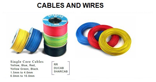 CABLES AND WIRES