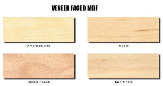 VENEER FACED MDF